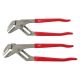 Milwaukee 10 in. and 12 in. Smooth Jaw Pliers Set (2-Pack) 48-22-6554P