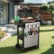 Tunearary 3-Burner Propane Gas Grill Stainless Steel Propane Grill, in Black, with Thermometer BarbecueLP