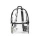 CAT Soft bag , 10 in., 2 pockets, Transparency,100% clear PVC , Backpack, Large capacity ample storage space, Easy clean 84728