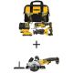 DEWALT 20V MAX Lithium-Ion Cordless 4-Tool Combo Kit & ATOMIC Brushless 4-1/2 in. Circular Saw w/ (2) 4Ah Batteries & Charger DCK411Q2WCS571B