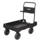 Husky 38 in. W All-Terrain Folding Tool Cart H38FOLDCART