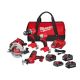 Milwaukee M18 18-Volt Lithium-Ion Brushless Cordless Combo Kit (4-Tool) with 2-Batteries, 1-Charger and Tool Bag 3693-24CX-48-11-1862