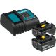 Makita 18-Volt LXT Lithium-Ion Battery and Charger Starter Pack (4.0Ah) BL1840BSC2