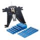 ‎POWERTEC Setup Blocks Height Gauge 15-Piece Set with Universal 5 in.-1 Measuring Gauge Woodworking Tool for Router and Table Saw 72050