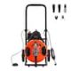 SKYSHALO Sewer Machine Auto Feed 100 ft. x 1/2 in. Drain Auger with 4 Cutter and Air-Activated Foot Switch of 1 in. to 4 in. Pipe ZDJJKLSGDSTJZGK9AV1-0522