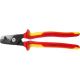 KNIPEX 9 in. StepCut XL Cable Shears Cutting Pliers, 1000-Volt Insulated 95 18 225 US