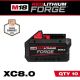 Milwaukee M18 18V Lithium-Ion REDLITHIUM FORGE XC 8.0 Ah Battery Pack (10-Pack) 48-11-1881-x10