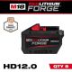 Milwaukee M18 18V Lithium-Ion REDLITHIUM FORGE HD 12.0 Ah Battery Pack (8-Pack) 48-11-1813-x8