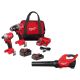 Milwaukee M18 18-Volt Lithium-Ion Brushless Cordless Compact Hammer Drill/Impact Combo Kit w/(2) Batteries & M18 FUEL Blower 3693-22CX-3017-20