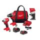 Milwaukee M18 18-Volt Lith-Ion Brushless Cordless Compact Hammer Drill/Impact Combo Kit (2-Tool) w/2 Batteries & M18 FUEL Router 3693-22CX-2723-20