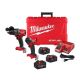 Milwaukee M18 FUEL 18V Lith-Ion Brushless Cordless Hammer Drill/Impact Driver Combo Kit w/REDLITHIUM FORGE XC 8.0 Ah Battery 3697-22-48-11-1881