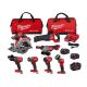 Milwaukee M18 FUEL 18V Lithium-Ion Brushless Cordless Combo Kit with Two 5.0 Ah Batteries, 1 Charger, 2 Tool Bags (7-Tool) 3697-27-48-11-1813