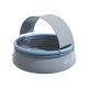 Zeus & Ruta 8 ft. Round 26 in. Outdoor Backyard Inflatable Swimming Pool, Aqua Gray QY-8FTRD262