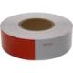 Buyers Products 150 ft. 2 in. Wide Roll of DOT Conspicuity Tape, 11 in. Red and 7 in. White Lengths - 3-Year Rating CT151RW