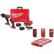 Milwaukee M18 FUEL 18V Li-Ion Brushless Cordless Hammer Drill and Impact Driver Combo Kit w/2 Batteries & PACKOUT Bit Set (60-Pc) 3697-22-48-32-5162