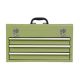 Big Red 20 in. Portable 3-Drawer Steel Tool Box with Metal Latch Closure, Green ANTBD133-XG
