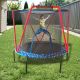 Huluwat 66 in. Trampoline for Kids Toddler Indoor Outdoor Small Trampolines for Baby with Heighten Net No-Gap Design for Kids S-314556AAC