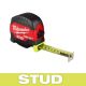 Milwaukee 10m/35 ft. Gen II STUD Tape Measure With SAE & Metric Blade 48-22-1436
