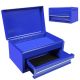 Torin 10 in. Mini Portable Steel Tool Box with Drawer for Home, Garage or Workbench, Blue APBT701UB