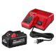 Milwaukee M18 18-Volt Lithium-Ion High Output Starter Kit with 6.0 Ah Battery and Charger 48-59-1865H