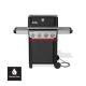 Weber Spirit E-425 4-Burner Natural Gas Grill in Black with Sear Zone 1500781