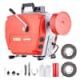 VEVOR 120 ft. x 7/8 in. Drain Cleaner Machine, 420W Electric Sewer Snake Auger Manual Feed - with 6 Cutters, 2 Steel Cables XSGDSTJ420W5G5H34V1