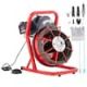 VEVOR Drain Cleaner Machine 50ft. x 1/2in., Sewer Snake Auger Manual Feed, 250W Electric Drain Cleaning Machine with 4 Cutters SDJJKLSGDSTJZQNLAV1