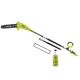 RYOBI 40V 10 in. Cordless Battery Pole Saw, Bar and Chain Oil with Extra Chain RY40506BTL-RY10C1-RYBIO24
