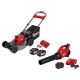 Milwaukee M18 FUEL 18V 21 in. Brushless Cordless Walk Behind Dual Battery Self-Propelled Mower w/ Blower, (3) Batteries, Charger 2823-22HD-3017-21HD
