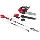 Milwaukee M18 FUEL 14 in. 18V Brushless Cordless Electric Battery Top Handle Chainsaw Kit w/ Pole Saw, 8.0 Ah Battery & Charger 2826-21T-3016-20PS