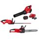 Milwaukee M18 FUEL 120 MPH 500 CFM 18V Brushless Cordless Battery Powered Blower 12.0 Ah Kit w/ Chainsaw & Hedge Trimmer (3-Tool) 3017-21HD-2727-20-3033-20
