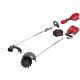 Milwaukee M18 FUEL 18V 16 in. Brushless Cordless Battery QUIK-LOK String Trimmer 8.0 Ah FORGE Kit w/ Rubber Broom Attachment 3016-21ST-49-16-2740