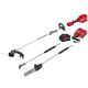 Milwaukee M18 FUEL 18V 16 in. Brushless Cordless QUIK-LOK String Trimmer 8.0 Ah FORGE Kit w/ Pole Saw & 3 ft Extension Attachments 3016-21ST-49-16-2720-49-16-2721