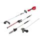 Milwaukee M18 FUEL 18V 16 in. Brushless Cordless Battery QUIK-LOK String Trimmer w/ Pole Saw, Hedge Trimmer, Edger Attachment 3016-20ST-49-16-2720-49-16-2719-49162718