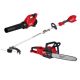 Milwaukee M18 FUEL 18V 16 in. Brushless Cordless Battery Powered QUIK-LOK String Trimmer with 16 in. Chainsaw & Blower (3-Tool) 3016-20ST-2727-20-3017-20