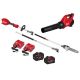 Milwaukee M18 Fuel 18V 10 in. Brushless Cordless QUIK-LOK Battery Powered Pole Saw Kit w/ Blower, (2) Forge Batteries, Charger 3016-21PS-3017-21HD