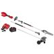 Milwaukee M18 FUEL 18V 10 in. Brushless Cordless Battery Powered QUIK-LOK Pole Saw 8.0 Ah FORGE Kit w/ Edger Attachment 3016-21PS-49-16-2718