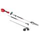 Milwaukee M18 FUEL 18V 10 in. Brushless Cordless Battery Powered QUIK-LOK Pole Saw w/ String Trimmer Attachment 3016-20PS-49-16-2717