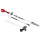 Milwaukee M18 FUEL 18V 10 in. Brushless Cordless Battery Powered QUIK-LOK Pole Saw w/ Edger Attachment 3016-20PS-49-16-2718