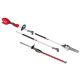 Milwaukee M18 FUEL 18V 10 in. Brushless Cordless Battery Powered QUIK-LOK Pole Saw w/ Hedge Trimmer Attachment 3016-20PS-49-16-2796