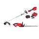 Milwaukee M18 FUEL 18V 24 in. Brushless Cordless Battery Powered Hedge Trimmer w/ String Trimmer, 8.0 Ah FORGE Battery, Charger 3033-20-3016-21ST