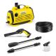 Karcher K 3-Horizontal FJ Cold Water Electric Pressure Washer, 1800 psi, 1.45 GPM, 2-Spray Wands, Foam Jet, Hose, Compact Design 1.602-826.0
