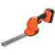 BLACK+DECKER 20-Volt MAX POWERCONNECT 3/8 in. Shear Shrubber Kit with Hedge and Shear Blades, 1.5 Ah Battery and Charger BCSS820C1