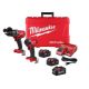 Milwaukee M18 FUEL 18V Lith-Ion Brushless Cordless Hammer Drill and Impact Driver Combo Kit (2-Tool) with 3 Batteries 3697-22-48-11-1865