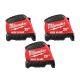 Milwaukee 25ft Wide Blade Tape Measure with 18 ft. Reach (3-Pack) 48-22-1225X3