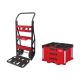 Milwaukee PACKOUT 20 in. 2-Wheel Utility Cart with PACKOUT 3-Drawer Tool Box 48-22-8415-48-22-8443