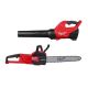 Milwaukee M18 FUEL 120 MPH 500 CFM 18V Brushless Cordless Battery Powered Handheld Blower w/ M18 FUEL 16 in. Chainsaw (2-Tool) 3017-20-2727-20