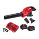 Milwaukee M18 FUEL Dual Battery 145 MPH 600 CFM 18V Brushless Cordless Battery Powered Blower w/(2) 8.0 Ah FORGE Battery, Charger 2824-20-48-59-1888