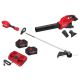 Milwaukee M18 FUEL 18V 16 in. Brushless Cordless Straight Shaft String Trimmer w/ Dual Battery Blower, (2) 8.0 Ah Battery, Charger 3046-20-48-59-1888-2824-20