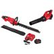 Milwaukee M18 FUEL 18V 24 in. Brushless Cordless Battery Powered Hedge Trimmer Kit w/ Blower, 8.0 Ah FORGE Battery, Charger 3033-21-3017-20